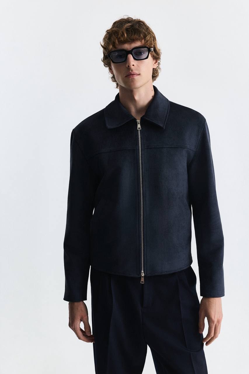 Panel-seam zip jacket