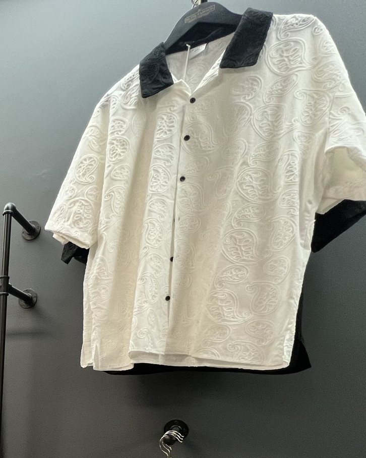 Cream Textured Shirt