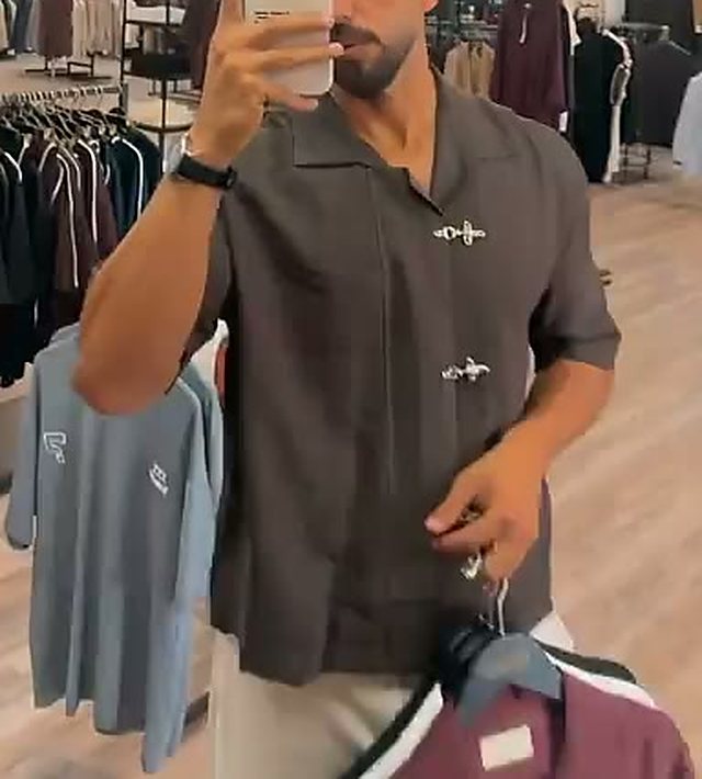 Dark Short-Sleeve Shirt