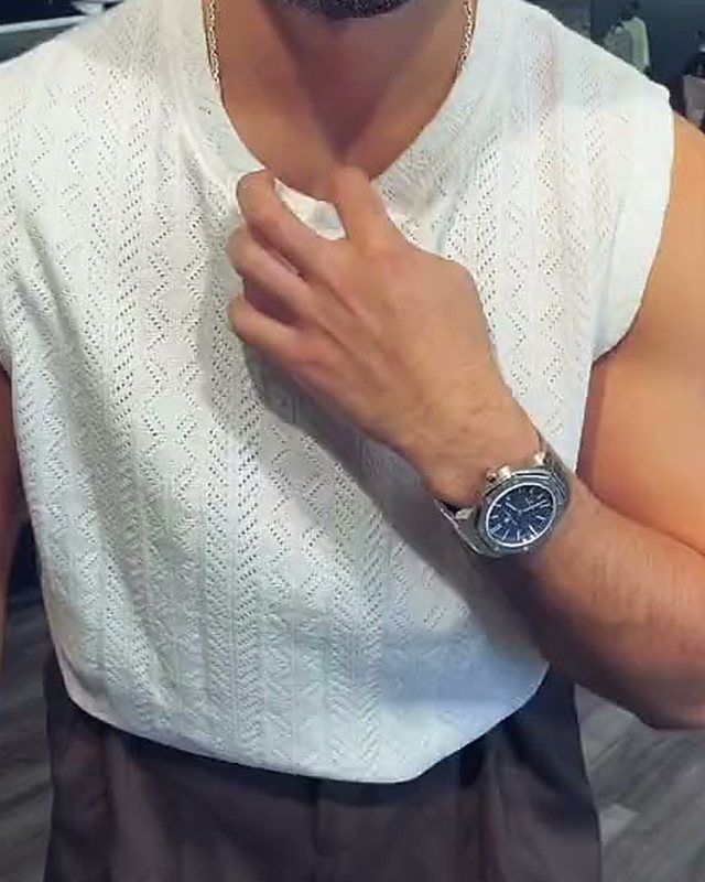 Sleeveless Textured Knit