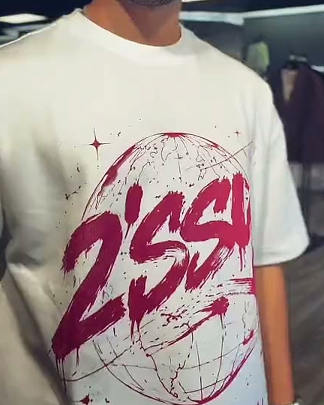 White Graphic Tee